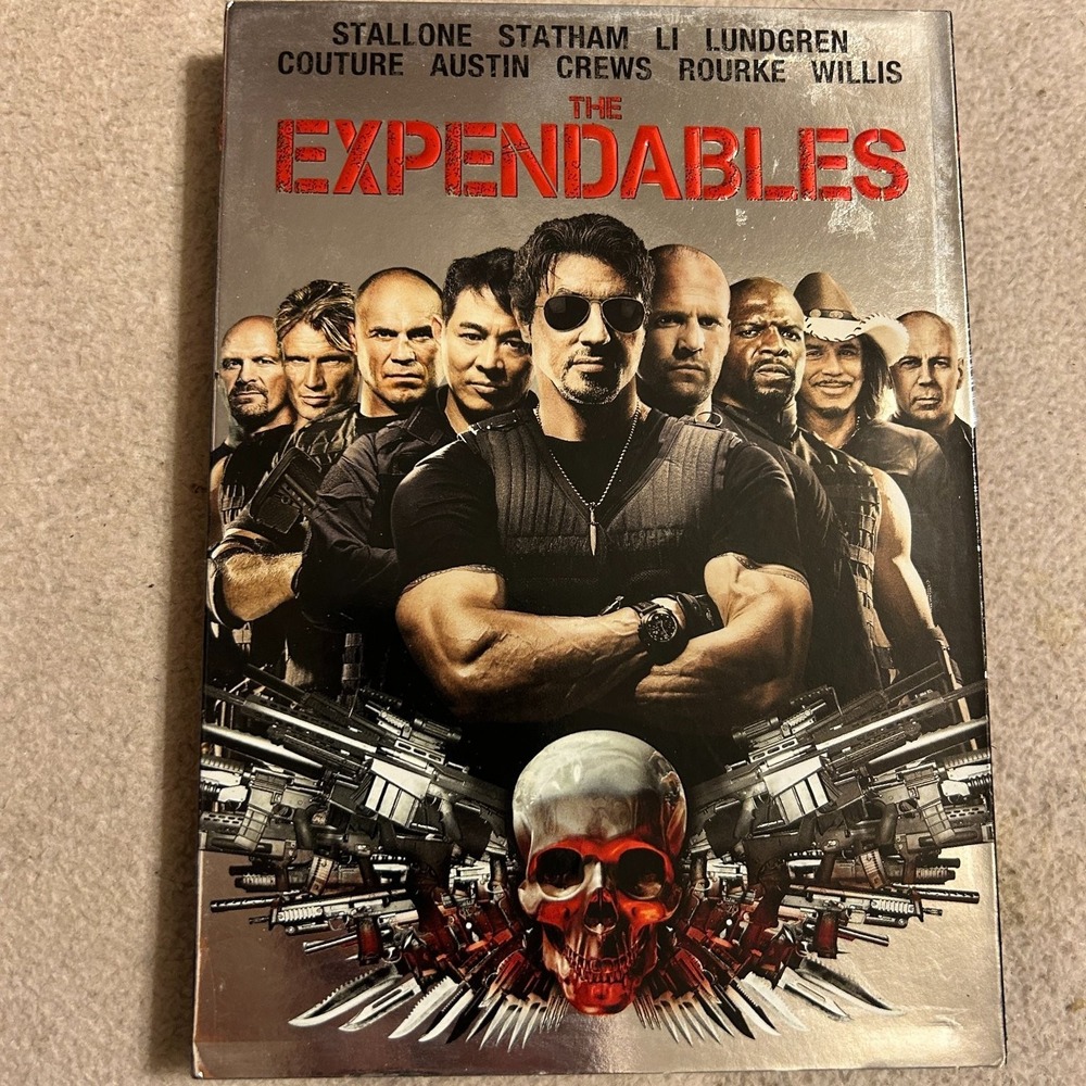 The Expendables DVD (2010) Stallone Statham Li Lundgren Action Film NTSC